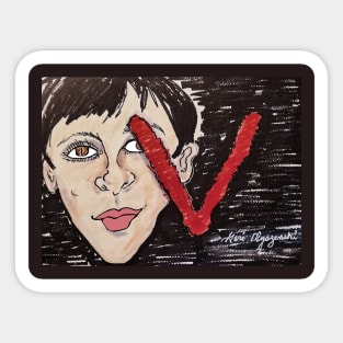 V The TV Series 1984 Sticker